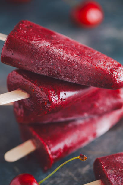 istock Homemade tasty berry cherry ice cream 975658152