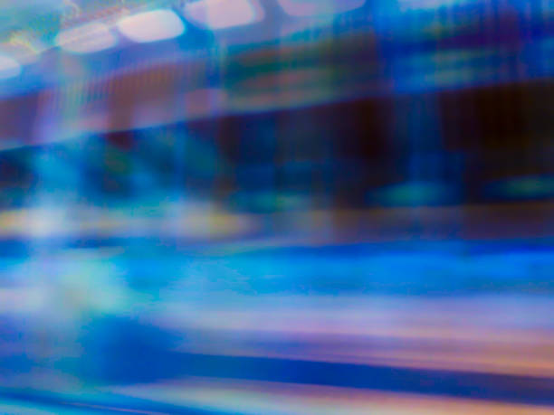 istock Abstract motion blur effect. The lights of the streets. 975663192