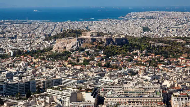 Acropolis and Parthenon Athens Greece