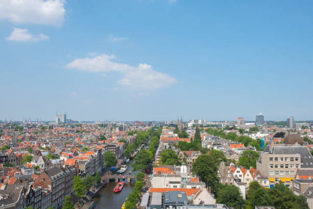 istock View over springtime Amsterdam with the famous canals 975677370