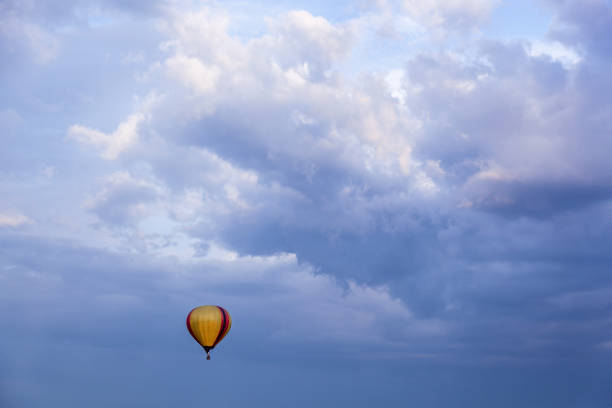 Hot air balloons are aircraft that gain their lift by heating a large contained envelope of air above the ambient temperature.