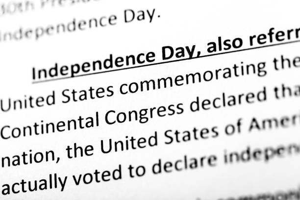 istock United States independence Day explanation or description in dictionary or article. 975678632