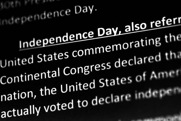 United States independence Day explanation or description in dictionary or article.