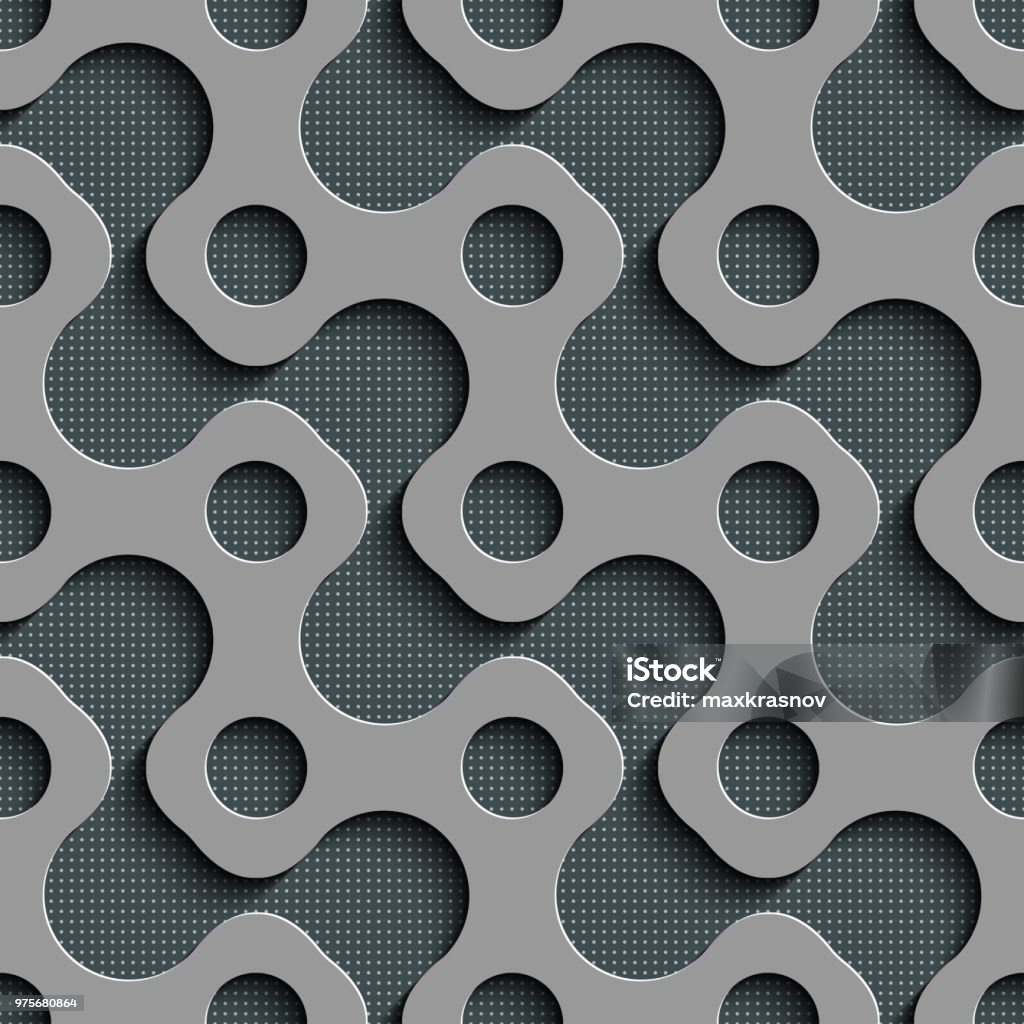 Curved Patterns Seamless Curved Shape Pattern Stock Illustration - Download Image Now ...