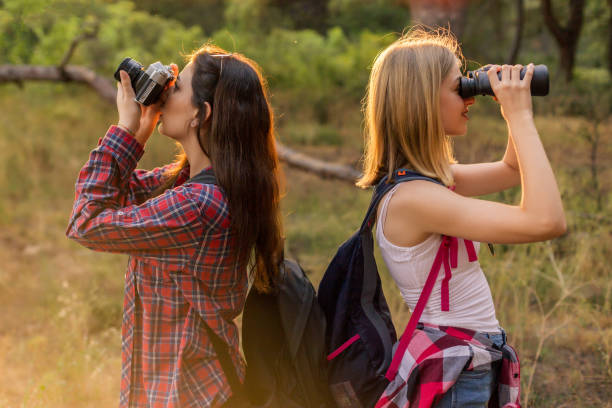 istock Two women hiking in forest 975688478