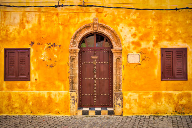 la cité portugaise in el jadida - el jadida stock-fotos und bilder