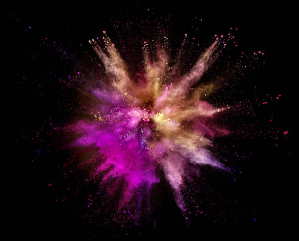istock Explosion of coloured powder 975701330