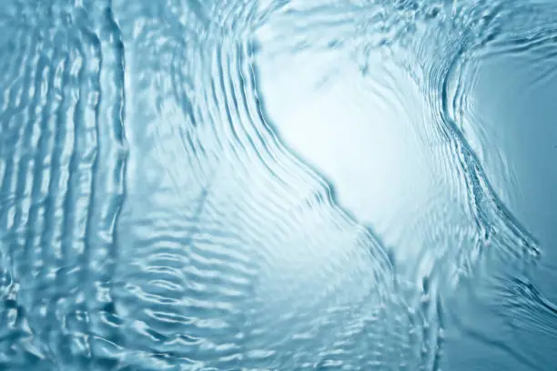 Photo of Blue clear water with many waves