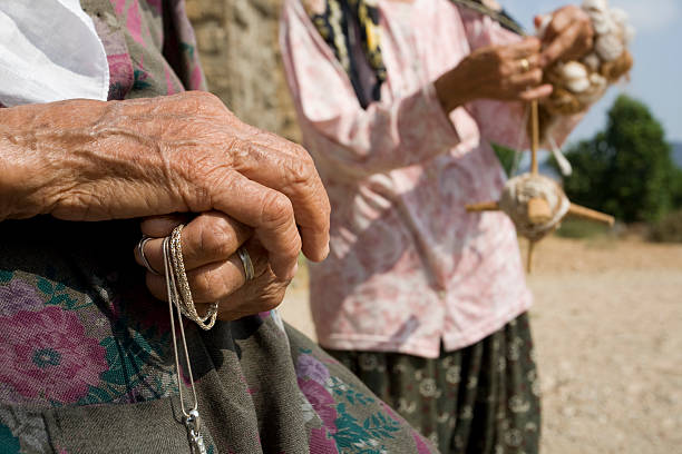 istock Senior woman hands 97570960