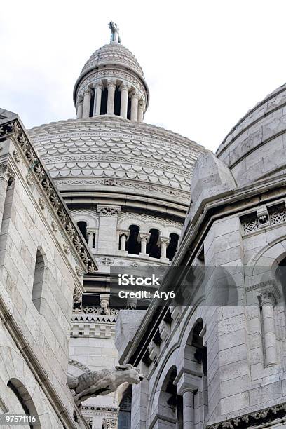 Montmartre Parigi - Fotografie stock e altre immagini di Architettura - Architettura, Basilica, Chiesa
