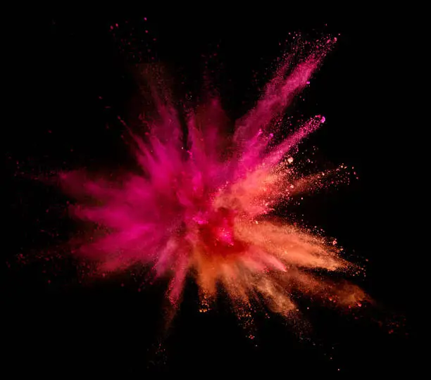 Photo of Explosion of coloured powder