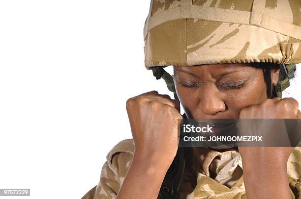 Emotional Soldier Stock Photo - Download Image Now - Army Soldier, British Culture, Adult