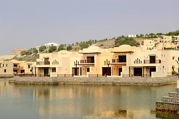 istock Villas at luxury hotel, Dubai, UAE 97572402