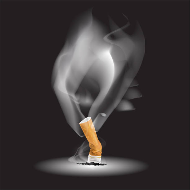 埋めタバコの煙はタバコ分離ベクトルを出してください。 - anti smoking点のイラスト素材／クリップアート素材／マンガ素材／アイコン素材