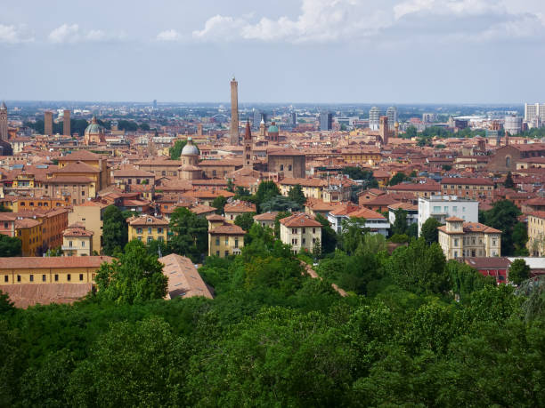 istock Panoramic view over Bologna, Italy 975756766
