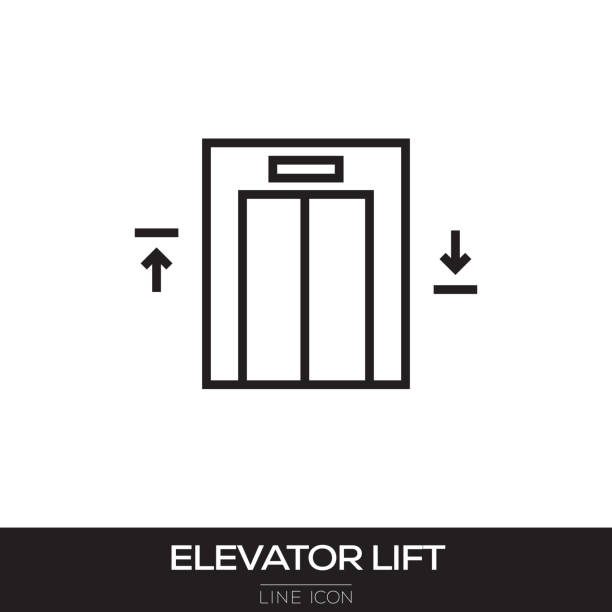 電梯升降線圖示 - 出口標誌 方向標誌 圖片 幅插畫檔、美工圖案、卡通及圖標