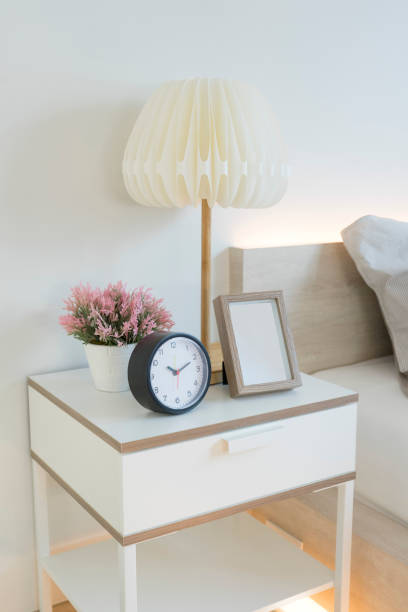 istock kid's bedroom interior with decorative table lamp on white table 975806734