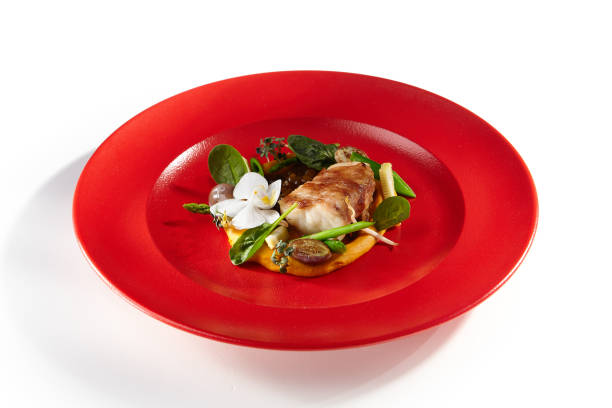 istock Delicious Fish with Greens 975825264