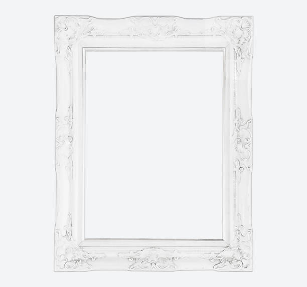 istock wooden photo frame isolated white background. 975828316