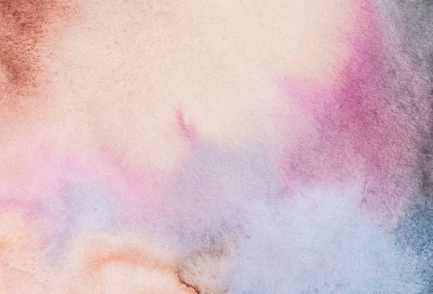 istock Abstract hand painted watercolor background. Colorful template. 975828376