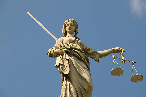 Lady Justice stock photo