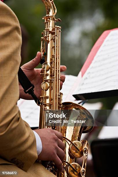 Saxophone Concert Stock Photo - Download Image Now - Big Band, Dixieland Jazz, Acoustic Blues