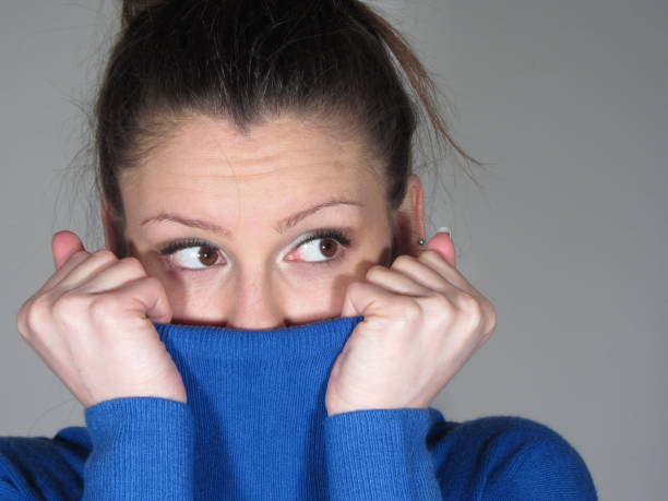 istock Girl in Blue Sweater Portrait 3 975879558