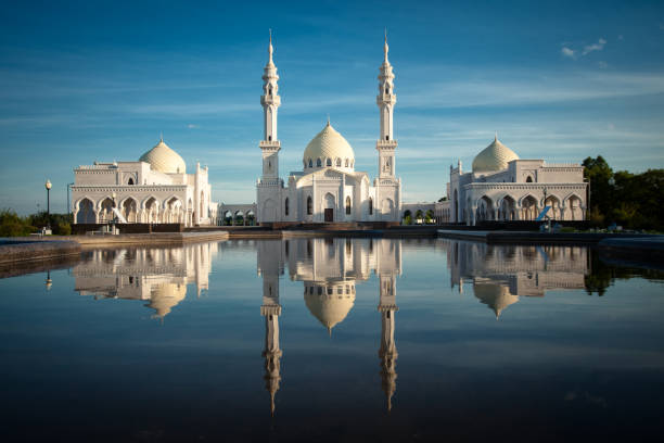 istock Bulgarians Tatarstan. White mosque 975887434