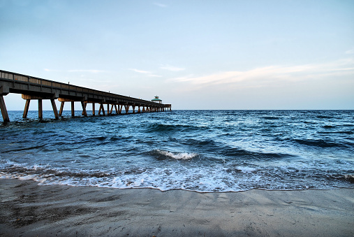 Pier at Hillsboro Beach in Florida
