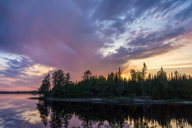 istock Lake with colorful reflections of the sky 975922878
