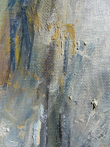 Abstract oil paint fragment on canvas background