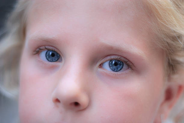 istock Young girl, beautiful blue eyes 97598021
