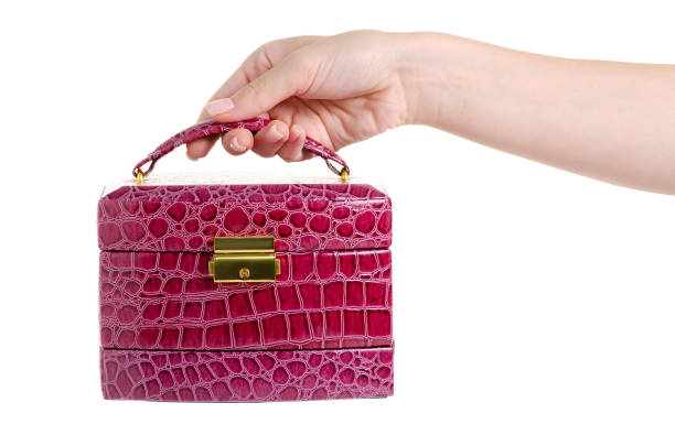 istock Leather casket jewerly in hand 975984322