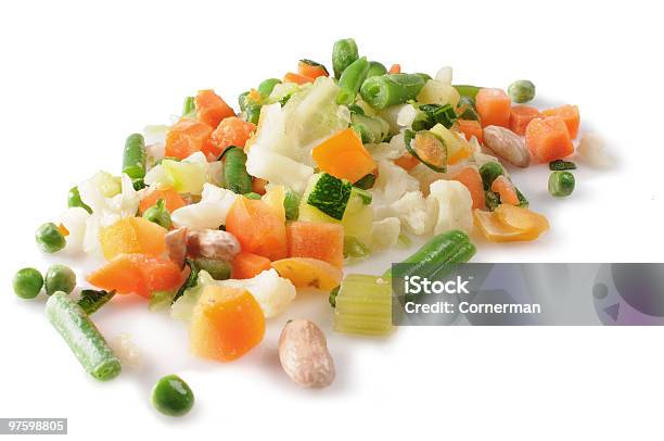 Gemüsemix Stockfoto und mehr Bilder von Möhre - Möhre, Würfel - Geometrische Form, Beleuchtet
