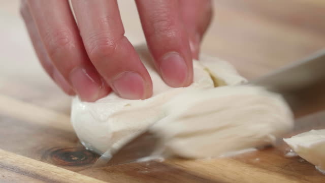 hand cut mozzarella  cheese ball