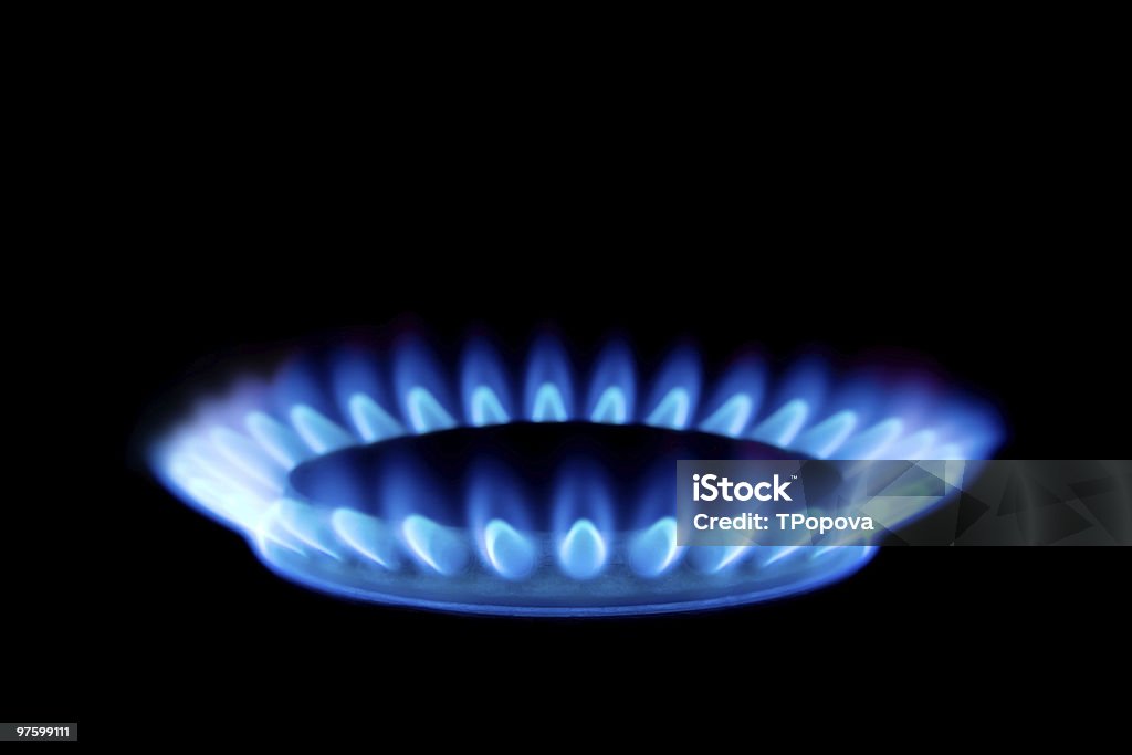 Gas flame  Appliance Stock Photo