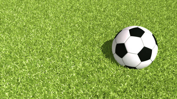 istock 3d render Football ball illustration 975993240