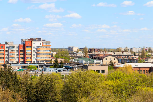 istock Aerial view on the city Kremenchug in Ukraine 976018534