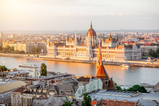 istock Budapest city with Parliament building 976051244