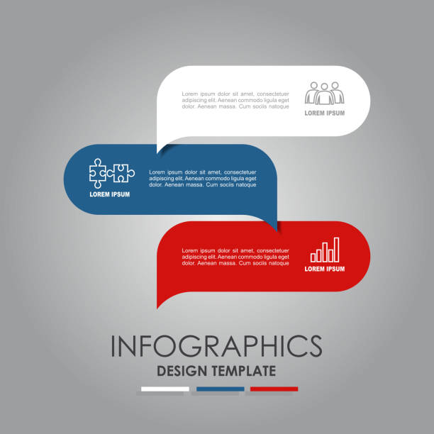 illustrazioni stock, clip art, cartoni animati e icone di tendenza di modello infografico. illustrazione vettoriale. può essere utilizzato per il layout del flusso di lavoro, il diagramma, le opzioni del passaggio aziendale, il banner. - origami ribbon banner direction