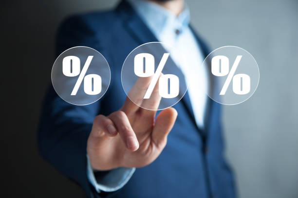 istock Discount and commission concept represented by percentage sign 976152682