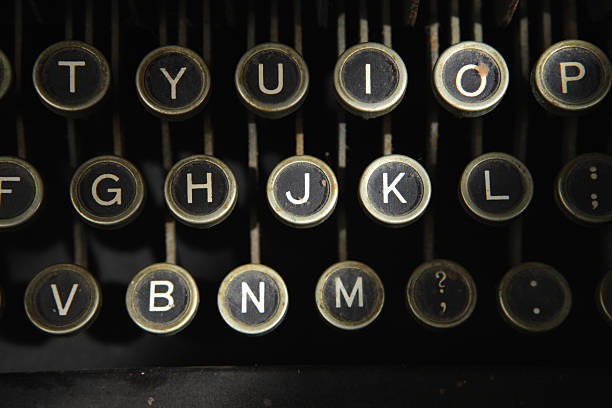 istock Keyboard of Antique Typewriter 97617230