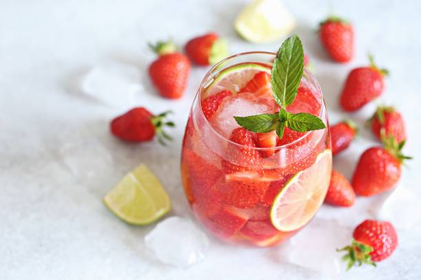 istock Strawberry infused water 976178230