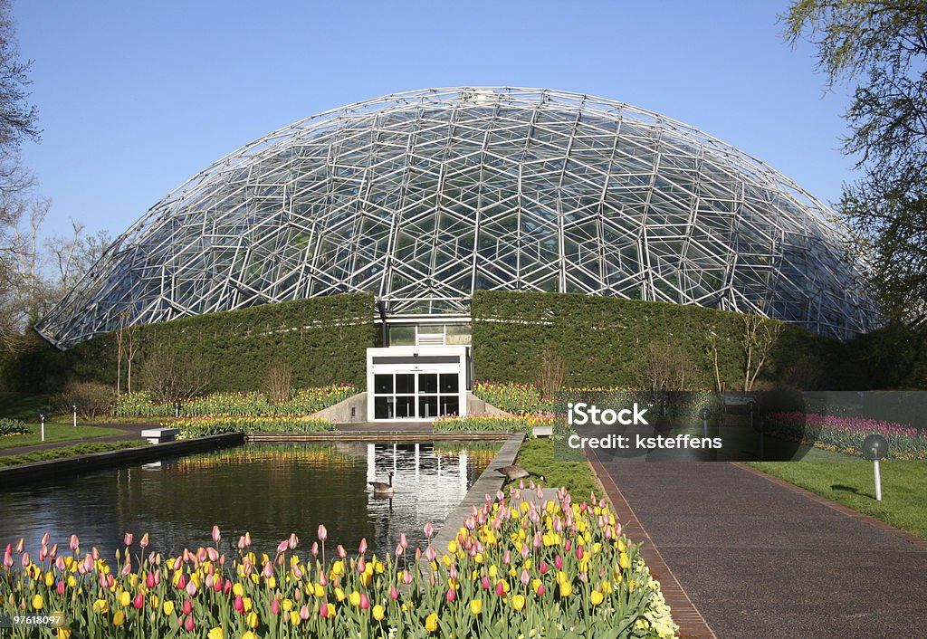 Climatron-Миссури ботанический сад, Сент-Луис, Миссури, США - Стоковые фото Сент-Луис роялти-фри