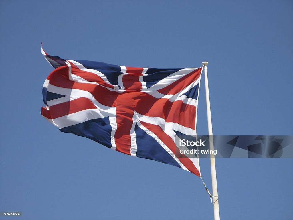 Union Jack на высоких - Стоковые фото British Empire роялти-фри
