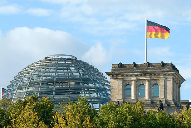 Reichstag Building, Berlin, Germany stock photo