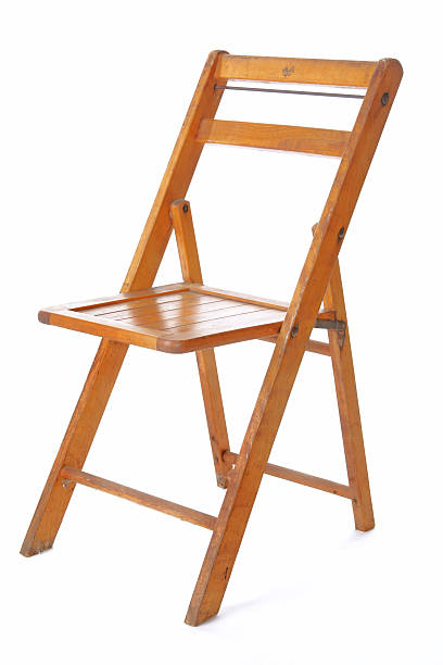 istock Retro Wood Folding Chair 97624887