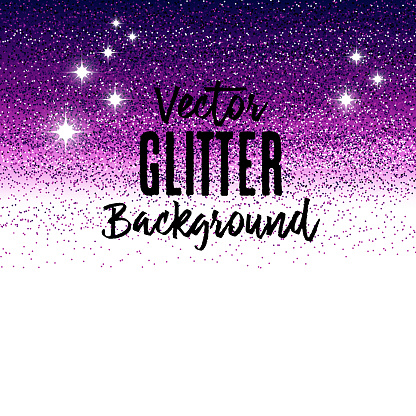 A vector illustration of  a glitter background.