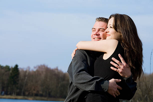 istock Couple enjoying the sunlinght 97626852