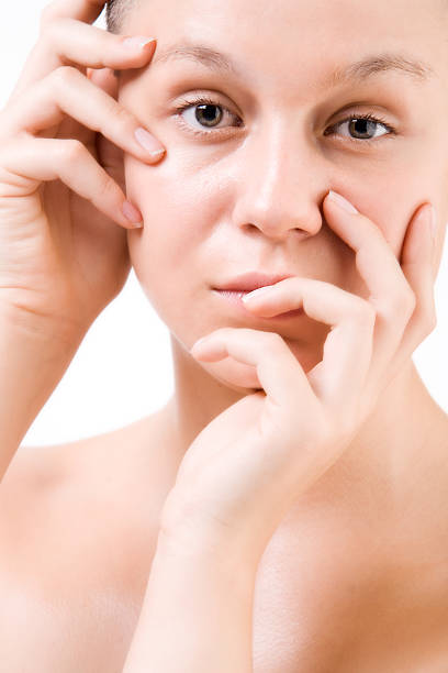 istock Natural woman looking into the lens 97627356